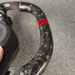 Custom Alcantara Forged Carbon Steering Wheel