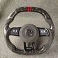 Custom Alcantara Forged Carbon Steering Wheel