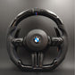 🔥Customized Piano Black M Sport Steering Wheel