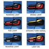 BMW 3 Series F30 F35 F80 M3 2012 - 2018 Tail Lamp Tail Light Rear Lamp Full LED Dynamic DRL Brake Lamp Car Tail Light