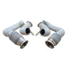 High-performance exhaust head, BMW M5, M6, M8, f90, V8, 4.4 t, direct flow heat insulation, catless downpipe