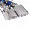 Custom Remote Control Titanium Exhaust Pipe Performance Muffler, Catback Exhaust System for Mercedes Benz CLS 63 AMG 5.5L