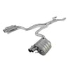 Mercedes Benz C63 AMG W205 2015-2017 4.0T Exhaust Valve Control Performance, Stainless Steel Catback Exhaust System