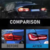 BMW 3 Series F30 F35 F80 M3 2012 - 2018 Tail Lamp Tail Light Rear Lamp Full LED Dynamic DRL Brake Lamp Car Tail Light
